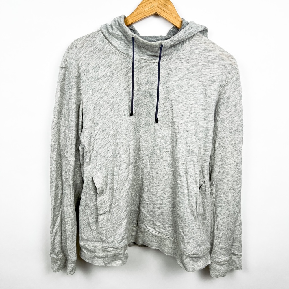 Vince gray drawstring hoodie sweatshirt size large